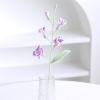Dollin&Dockin 2-Piece Hand-Knitted Crochet Freesia Flowers, Lilac view 1