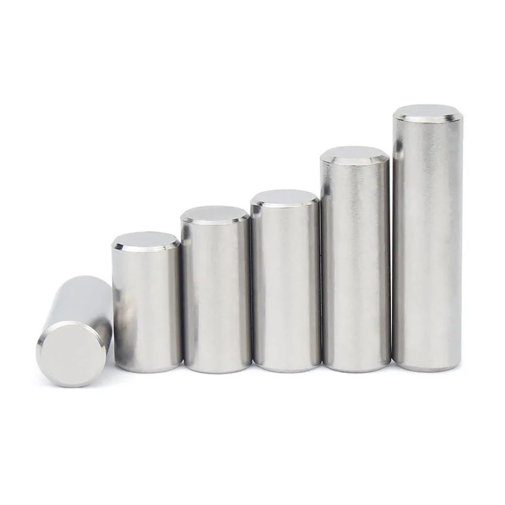 KEBLIN 10-Pack M5/M6 GB119 304 A2-70 Stainless Steel Cylindrical Positioning Pins (M6, 18 mm)