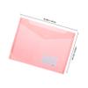 Button-Closure Document Folders, 20-Pack, PP, with Label Pocket view 2