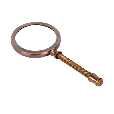 YIORYO 10x Handheld Magnifying Glass for Seniors, 8 cm Optical Glass Lens