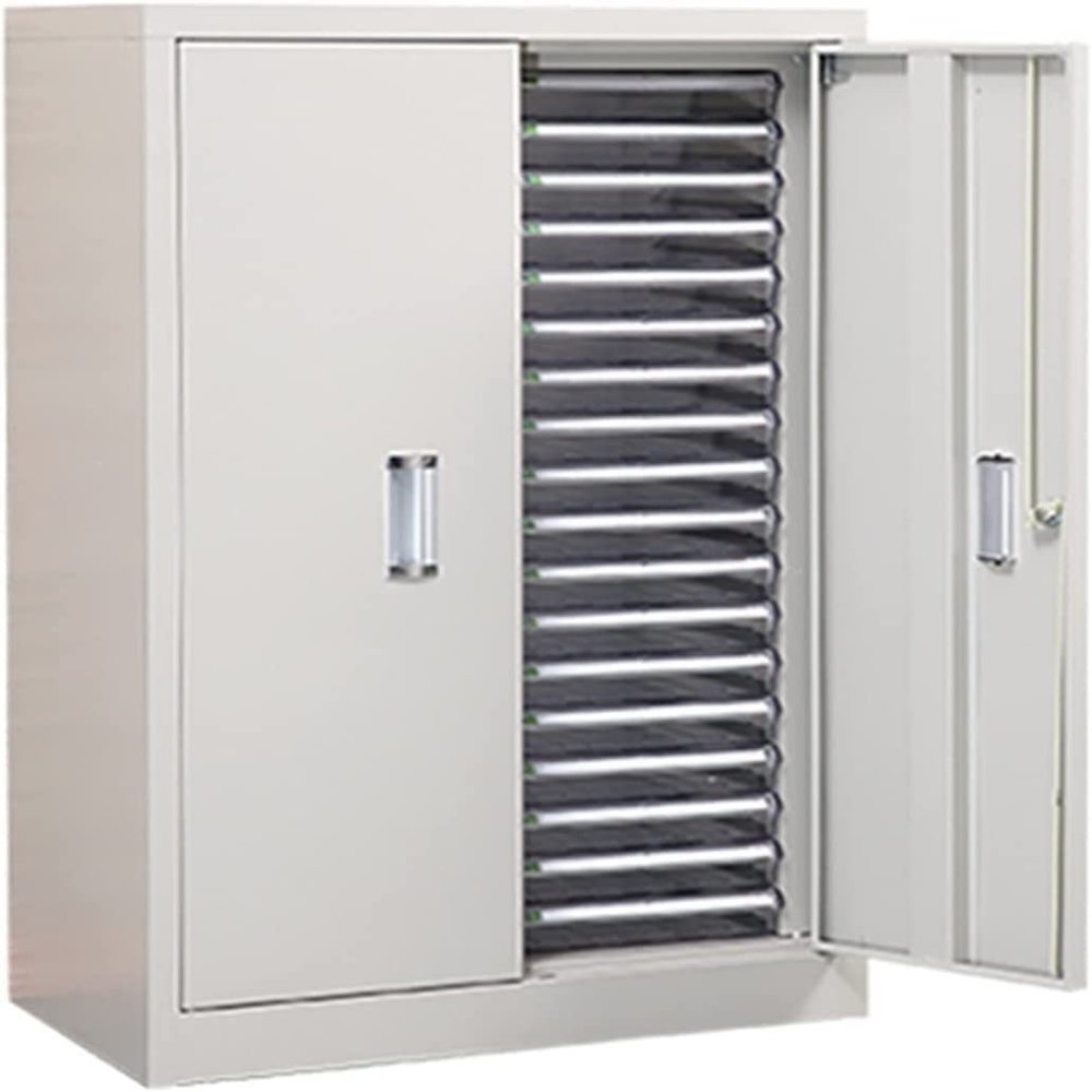 Filing Cabinet with 36 Drawers and Door