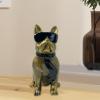 French Bulldog Statue, Modern Resin Dog Figurine view 2