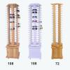 Freestanding Rotating Eyewear Display Rack with Wheels, 72 Pairs view 3