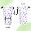 linqin Water Bottle Holder with Blue Hydrangea Floral Pattern view 3