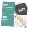 OFFSCH 2025 Desk Calendar, Monthly Mini Stand Calendar for Office, School, and Home Decor view 3