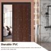 PVC Folding Interior Door with Vintage Wood Grain, 29 x 80 in view 2