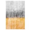 VARIKASHOM Living Room Bedroom Area Rug, Washable Low-Pile Non-Slip, Modern Abstract Black, White, Gray & Yellow, 120 x 180 cm view 2