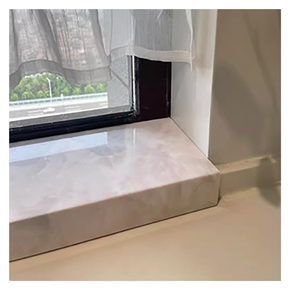 Generic Indow Sills Countertop Cover, Replacement Window Sill Protector, Marble-Style Window Sill Cover (110 x 15 cm / 43.3 x 5.9 in)