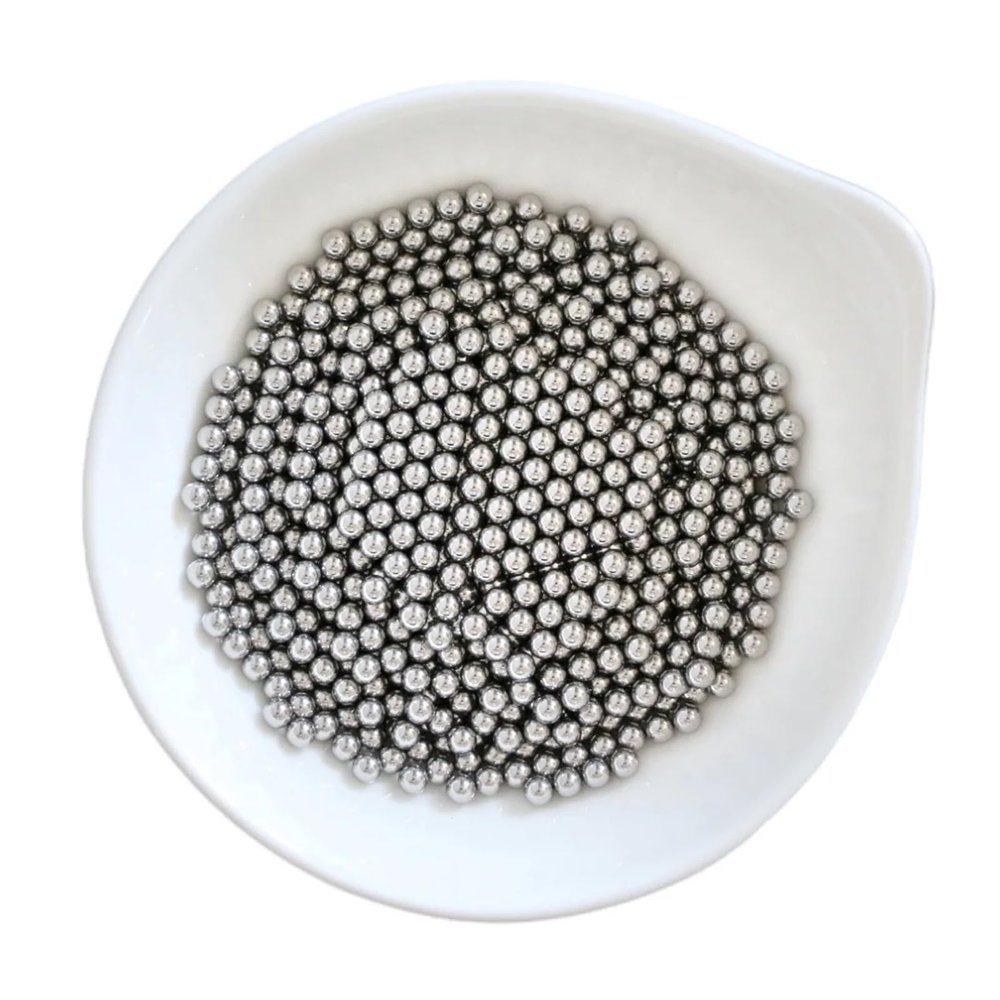 HWWW 304 Stainless Steel Balls, 0.4–5 mm, High-Precision Solid Bearing Balls (10 pcs, 2.8 mm, G100)