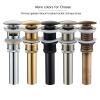 Black Universal Pop-Up Sink Drain Stopper view 4