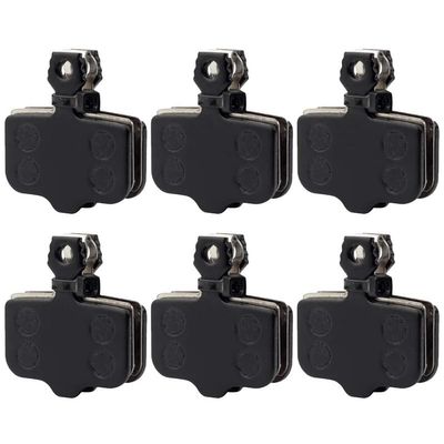 GPRTKULE 6 Pairs Resin Bicycle Disc Brake Pads, Compatible with E1/3/5/7/9 ER/CR SRAM