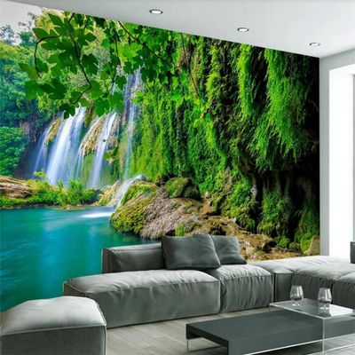 YueMingDi 3D Wall Mural, Mountain Landscape, 300 x 210 cm