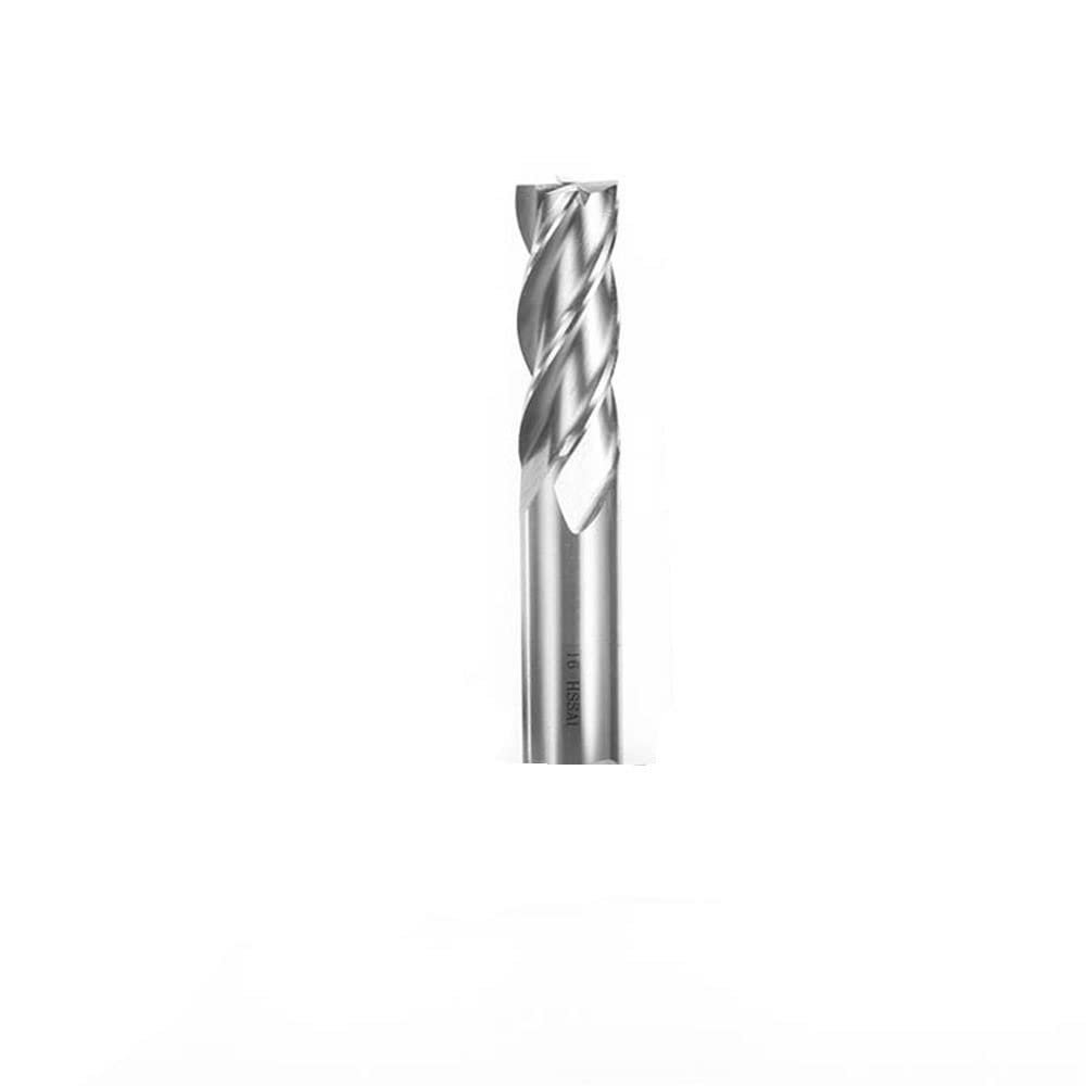 1/5/10-Piece Inch Tungsten Steel HSS 4-Flute End Mill Set, Alloy-Coated, 7.93 mm, 1 pc