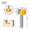 1/5-Piece 8 mm Bottom-Cleaning Engraving Bit, Solid Carbide CNC Router Bit for Wood (QDD 8 × 22) view 2