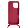 Ququcheng Case Compatible with iPhone 16 Pro 6.3", Red, with Adjustable Crossbody Strap view 2