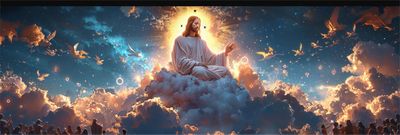 Paint by Numbers Kit for Adults and Beginners, Jesus Design, 60 x 180 cm