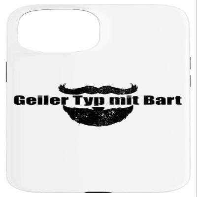 Cool Bearded Guy Case for iPhone 15