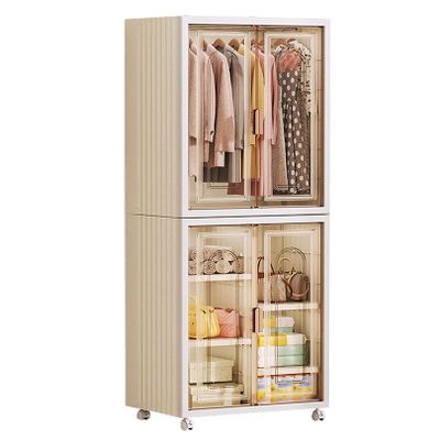GXXINGIN 600-Liter Portable Wardrobe with Doors