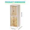 GXXINGIN 600-Liter Portable Wardrobe with Doors view 3