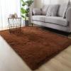 YUANWAN High-Pile Area Rug 190 x 260 cm, Washable and Non-Slip, Soft Shaggy Rug for Living Room and Bedroom, Brown view 1
