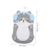 DIYEAH Cute Cartoon PVC Card Holder with Keychain view 2