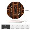 DWVTFSM Traditional African Design Decorative Plate with Stand, 10 in view 2