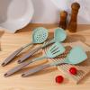 Tousiyra Kitchen Utensil Set, 4-Piece Silicone Cooking Utensils Set, Nonstick Heat-Resistant Cooking Tools for Cooking and Baking, Healthy & Dishwasher-Safe view 1