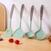 Tousiyra Kitchen Utensil Set, 4-Piece Silicone Cooking Utensils Set, Nonstick Heat-Resistant Cooking Tools for Cooking and Baking, Healthy & Dishwasher-Safe view 2
