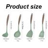 Tousiyra Kitchen Utensil Set, 4-Piece Silicone Cooking Utensils Set, Nonstick Heat-Resistant Cooking Tools for Cooking and Baking, Healthy & Dishwasher-Safe view 4