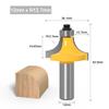 1 PC 1/2 in 12 mm Shank Corner-Rounding Router Bit with Bearing, Tungsten Carbide Cutter (12 x R12.7) view 2