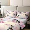 Floral Hummingbird 100% Natural Cotton 155 x 220 cm Duvet Cover Set view 4
