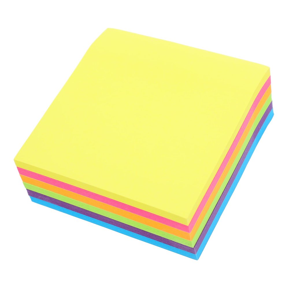 Back-to-School Party Sticky Notes, 6-Pack, Colorful Self-Adhesive Paper