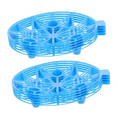 OFFSCH 10-Piece Blue Plastic Melon Holders with Stackable Design