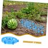 OFFSCH 10-Piece Blue Plastic Melon Holders with Stackable Design view 3