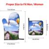 Oven Mitts and Pot Holders, 3-Piece Set, Lavender Hot Air Balloon view 2