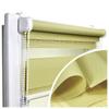 No-Drill Klemmfix Double Roller Blind, Day & Night, 66 x 150 cm, Green, Voppi view 2