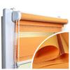 Voppi No-Drill Double Roller Blind, Day & Night, 143 x 150 cm, Orange view 2