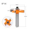 3-Piece 8 mm Shank Rabbeting Router Bit Set view 4