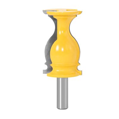 1-Piece 1/2-Inch and 12 mm Shank Carbide Router Bit for Woodworking