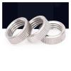10-Piece M6–M20 Fine-Thread 304 Stainless Steel GB812 Knurled Round Thumb Nuts (M10 x 1.5) view 1