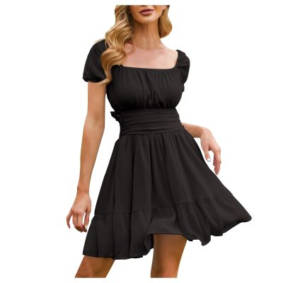 Women's Pirate Costume Dress, Short-Sleeve Mini Victorian Style