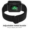 FFHAO Elastic Braided Solo Loop Watch Band for Garmin Forerunner 35, Agate view 2