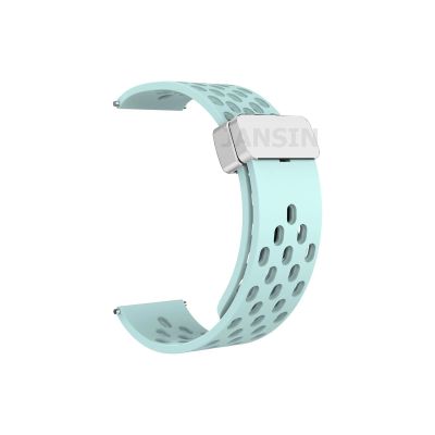 FFHAO Magnetic Silicone Band for Huawei Watch GT5/GT5 Pro/GT4, 46 mm, Agate