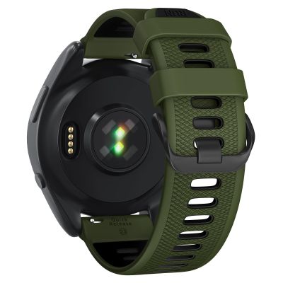 FFHAO 22 mm Quick-Release Silicone Replacement Band for Garmin Forerunner 265/255, vívoactive 4, Venu 3/2, Agate