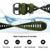 FFHAO 22 mm Quick-Release Silicone Replacement Band for Garmin Forerunner 265/255, vívoactive 4, Venu 3/2, Agate view 3