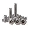 DEPYEE M3/M4/M5 316 Stainless Steel Pan Round Truss Head Screws with Washer, 20-Piece M5x8 view 1