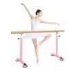 KPHYMOD Pink Portable Ballet Barre, Adjustable Freestanding Ballet Barre with Suction-Cup Base, for Home Fitness, Adults, Dancing and Stretching (6.56 ft) view 1