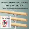 KPHYMOD Pink Portable Ballet Barre, Adjustable Freestanding Ballet Barre with Suction-Cup Base, for Home Fitness, Adults, Dancing and Stretching (6.56 ft) view 4