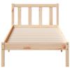 CFODOJ Extra-Long Bed Frame, 100 x 210 cm, Solid Pine, Without Mattress view 4