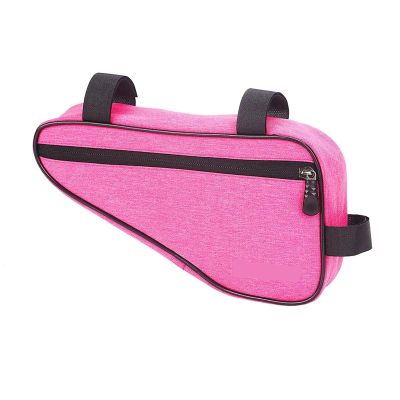 SOYUVAVB Bicycle Frame Bag, Triangle Storage Bag for Mountain Bikes and Road Bikes, Front Frame Bag, Bicycle Organizer, Black